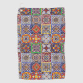 Talavera Design-1 Golf Towel Golfhanddoek (Voorkant)