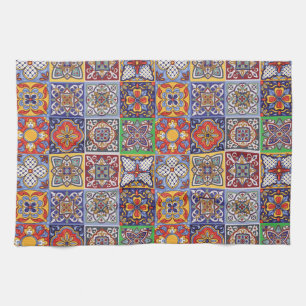 Talavera Design-1 Kitchen Towels Theedoek