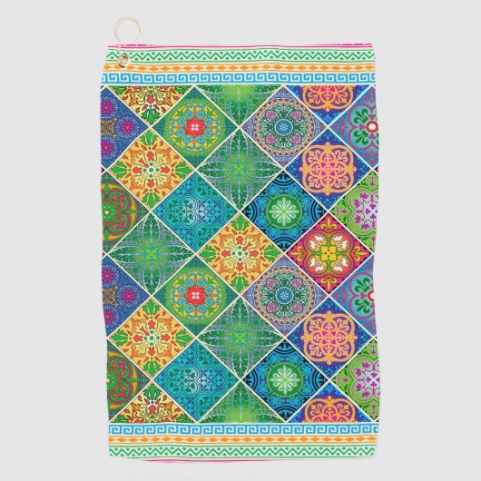 Talavera Design-2 keukenhanddoeken Golfhanddoek (Voorkant)