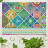 Talavera Design-2 Serviettes de cuisine (Plié)
