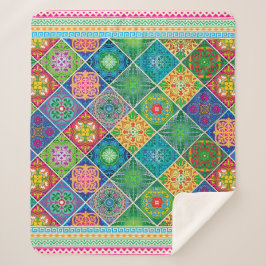 Talavera Design-2 Sherpa Deken