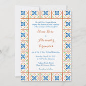 Talavera Espagne Carrelage Faire-part de mariage (Devant)