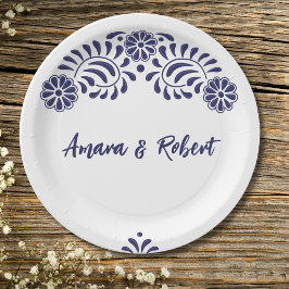 TALAVERA FLOWER PAPIEREN BORDJE