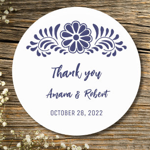 TALAVERA FLOWER RONDE STICKER