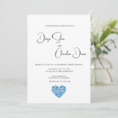 Talavera Heart Wedding Uitnodiging (Staand voorkant)