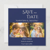 Talavera  Mexicaanse bruiloft foto Save The Date (Voorkant)