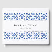 Talavera Mexicaanse bruiloft gastenboek (Voorkant)