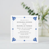 Talavera Mexique Dîner de répétition Invitation (Debout devant)