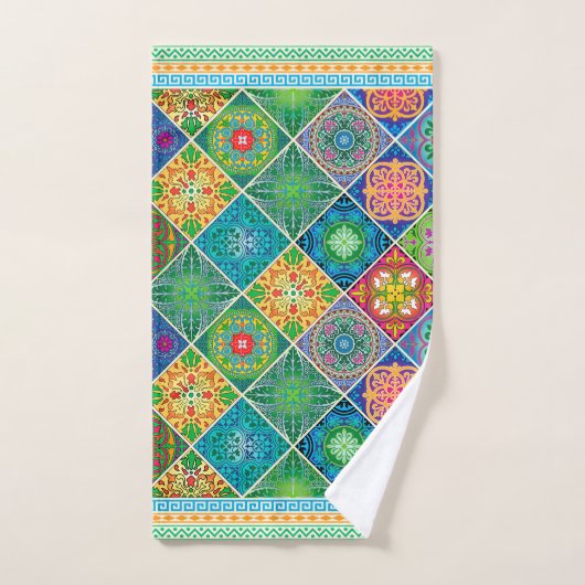 Talavera Pattern-2 Towel Bad Handdoek (Handdoek)