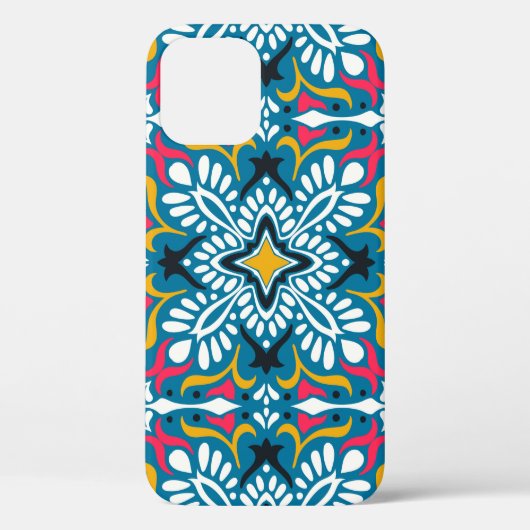 Talavera pattern. Indian patchwork. Azulejos Case-Mate iPhone Case (Achterkant)