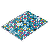 Talavera pattern. Indian patchwork. Azulejos Notitieboek (Linkerzijde)