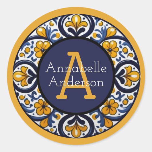 Talavera Personalize Sticker (Voorkant)