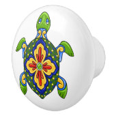 Talavera Schildpad Keramische Lade Knop (Rechts)