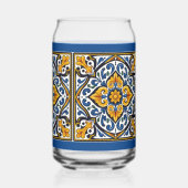 Talavera Spanish Tile Blikvorm Glas (Achterkant)