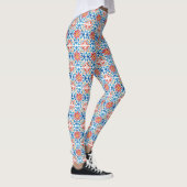Talavera style Mexican Folk Art Leggings (Rechts)
