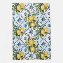 Talavera Tegel All-over print citroenen