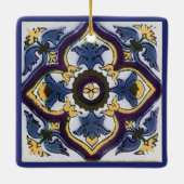 Talavera Tegels 3 Keramisch Ornament (Achterkant)