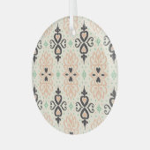 Talavera tegels, mediterraan sierontwerp. glas ornament (Voorkant links)