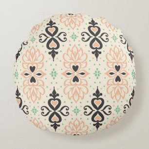 Talavera tegels, mediterraan sierontwerp. rond kussen