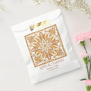 Talavera terracotta  Mexicaanse bruiloft gunsten Bedankzakje