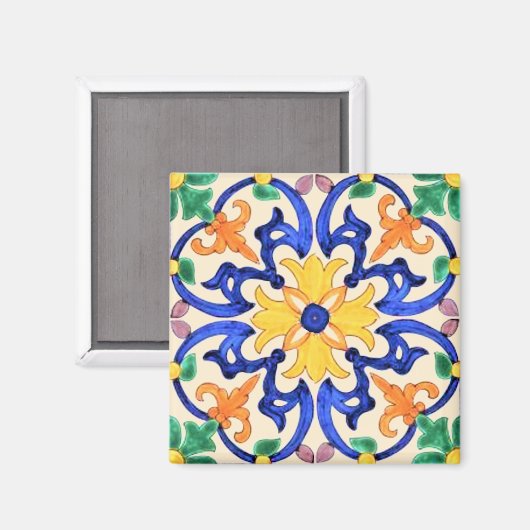Talavera Tile Magneet (Voorkant / Achterkant)