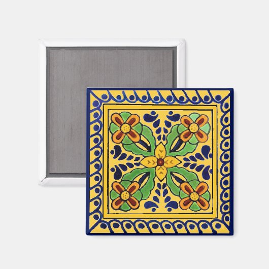 Talavera Tile Magneet (Voorkant / Achterkant)
