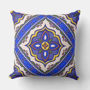 Talavera Tile Outdoor Pillow Buitenkussen