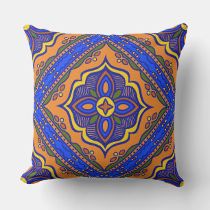 Talavera Tile Outdoor Pillow Buitenkussen