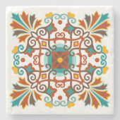 Talavera Tile Stenen Onderzetter (Voorkant)