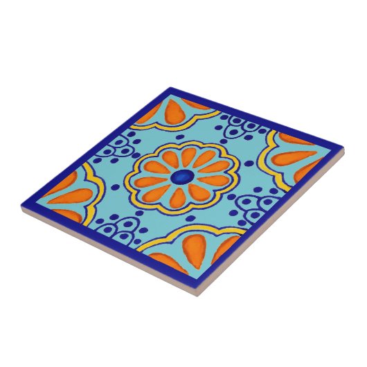 Talavera Tile Tegeltje (Zijkant)