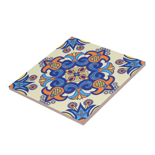 Talavera Tile Tegeltje (Zijkant)