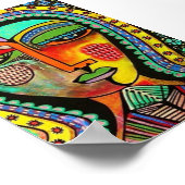 Talavera Vierge de Guadalupe BÉNÉDICTION Poster (Coin)