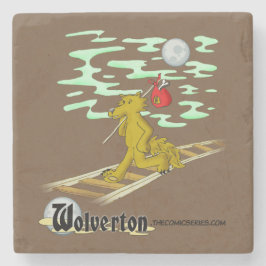 Talbot op de Sporen Stenen Onderzetter