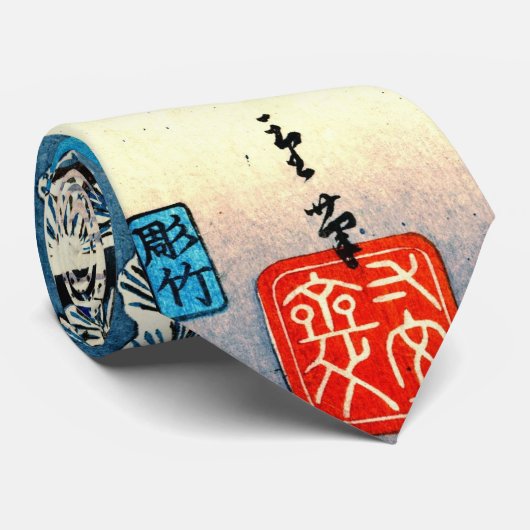 Tale of Genji 1853 Middle Stropdas (Opgerold)