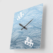 Tale of Two Ships Vierkante Klok (Hoek)