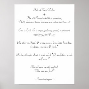 Tale of Two Wolves Poster