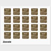 Talen van Chocolate Stickers (Vel)