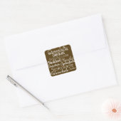 Talen van Chocolate Stickers (Envelop)
