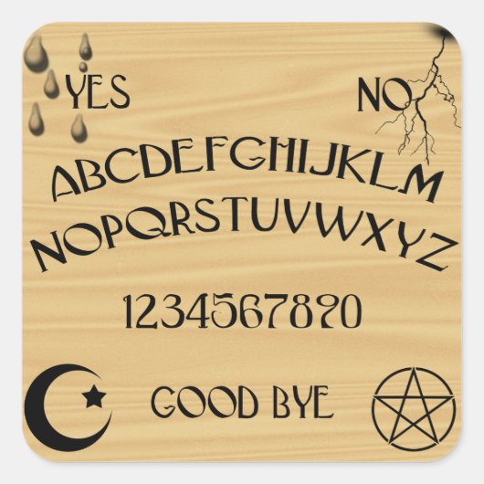 Talenraad Vierkante Sticker (Voorkant)