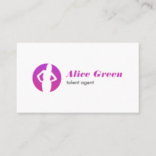 Talent Agent Logo Visitekaartje