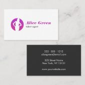 Talent Agent Logo Visitekaartje (Voorkant / Achterkant)