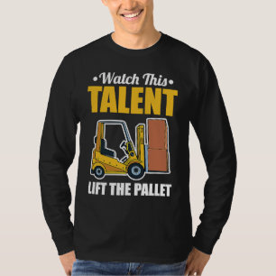 Talent heftruckchauffeur pallet t-shirt
