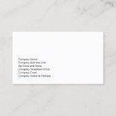 Talent Manager Elegant Red Damask Monogram Visitekaartje (Achterkant)