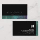 Talent Scout Entertainment Grunge Carte de visite (Devant / Derrière)