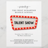 Talent Show / Variety Show Promotie Flyer (Voorkant)