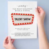 Talent Show / Variety Show Promotie Flyer (Hand)