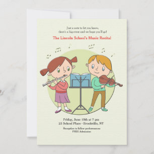 Talented Kinder Invitation Kaart