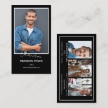 Talentkaart met handtekening | Mini Comp Cards