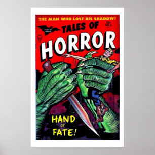 Tales of Horror Comic Book Hoesje Poster