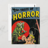 Tales van de horrorstrip briefkaart (Voorkant / Achterkant)